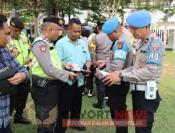 Bid Propam Polda Sumsel Melaksanakan Gaktibplin Di Polres Muara Enim