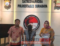 Pemuda pengedar narkoba diamankan satresnarkoba Polrestabes Surabaya