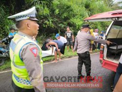 Pelaku Tabrak Lari di Dampit Malang di buru polisi 