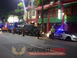 Polres Tanjung perak Gelar Patroli Skala Besar,Harkamtibmas Jelang Pemilu