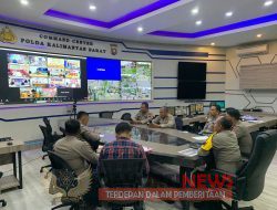 Polda Kalbar Gunakan Teknologi Aplikasi SOT dan EWS untuk mengontrol Dinamika OMB Kapuas 2024
