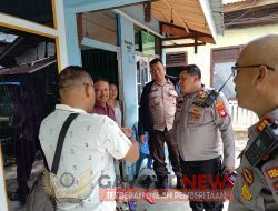 Personil Polresta Pontianak Lakukan Pengecekan Lokasi TPS Untuk Pemilu 2024 Di Wilayah Kampung Beting*