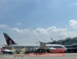 Terbang Perdana, Kini Qatar Airways hadir dengan rute Doha – Kualanamu,