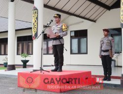 *Pimpin Upacara Hari Kesadaran Nasional, Kapolres Sekadau Tegaskan Netralitas Polri dalam Pemilu*