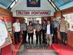 Kapolsek Pontianak Selatan Kunjungi Rutan Negara Kelas II Pontianak Terkait Pemilu 2024*