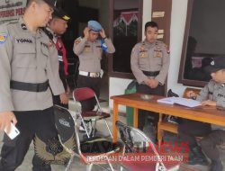 Polres Landak Melaksanakan Pengamanan Dan Patroli Di Kantor KPU Dan Gudang Logistik Pemilu