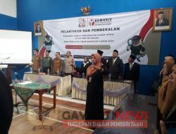 Pelantikan dan pembekalan PTPS se kecamatan wajak kabupaten malang