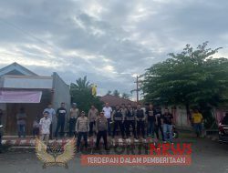 Polsek Touluaan Gelar Pengamanan Reses Anggota Dewan Dapil 4 di desa Lobu Kecamatan Touluaan Minahasa Tenggara