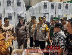 Kapolres Semarang bersama Forkopimda pantau logistik Pemilu. Cek kesiapan logistik pemilu,