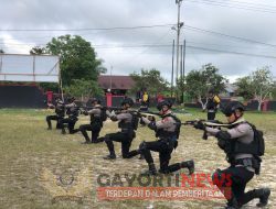 Latihan Kemampuan Anti Anarkis Jajaran Satbrimob Polda Kalbar