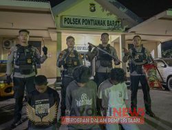 Pontianak, Polda Kalbar, Patroli Enggang Polresta Pontianak mengamankan 3 orang anak yang diduga akan melakukan tawuran