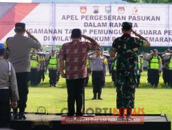 Kapolres, Dandim dan Bupati Semarang pimpin Apel Ser pas Pengamanan Pemilu 2024