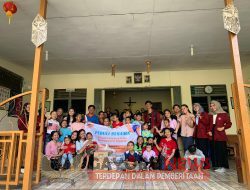 Aliansi Mahasiswa dan BEM STKIP Melawi Berbagi Kasih dengan Panti Asuhan dan SLB Yayasan Bakti Luhur Nanga Pinoh