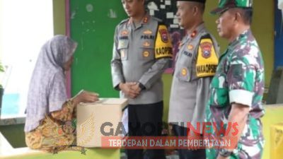 Polres Mojokerto Kota Sambut Bulan Ramadhan 1445 H*Blusukan Bagi 100 Paket Sembako*