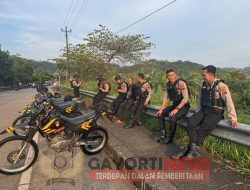 Dalmas Polres Semarang laksanakan Patroli lokasi keramaian sambil menunggu waktu buka puasa 