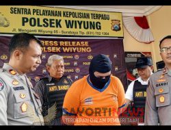 Penipuan serta penggelapan warga panjang jiwo Surabaya di bekuk Polsek Wiyung Surabaya