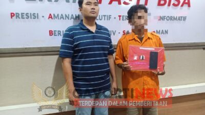 Pengedar Narkotika Jenis Sabu diamankan Polres pelabuhan Tanjung perak Surabaya 