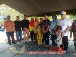 Camat tanjung Morawa touring dan bersilahturahmi bersama kades se-kecamatan di Desa Lau Barus Baru