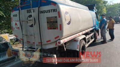 Parah! Truk Tangki Solar Industri Bermuatan BBM Solar Jenis A , 8 Ribu Liter tidak bisa menunjukkan LO diduga Ilegal.