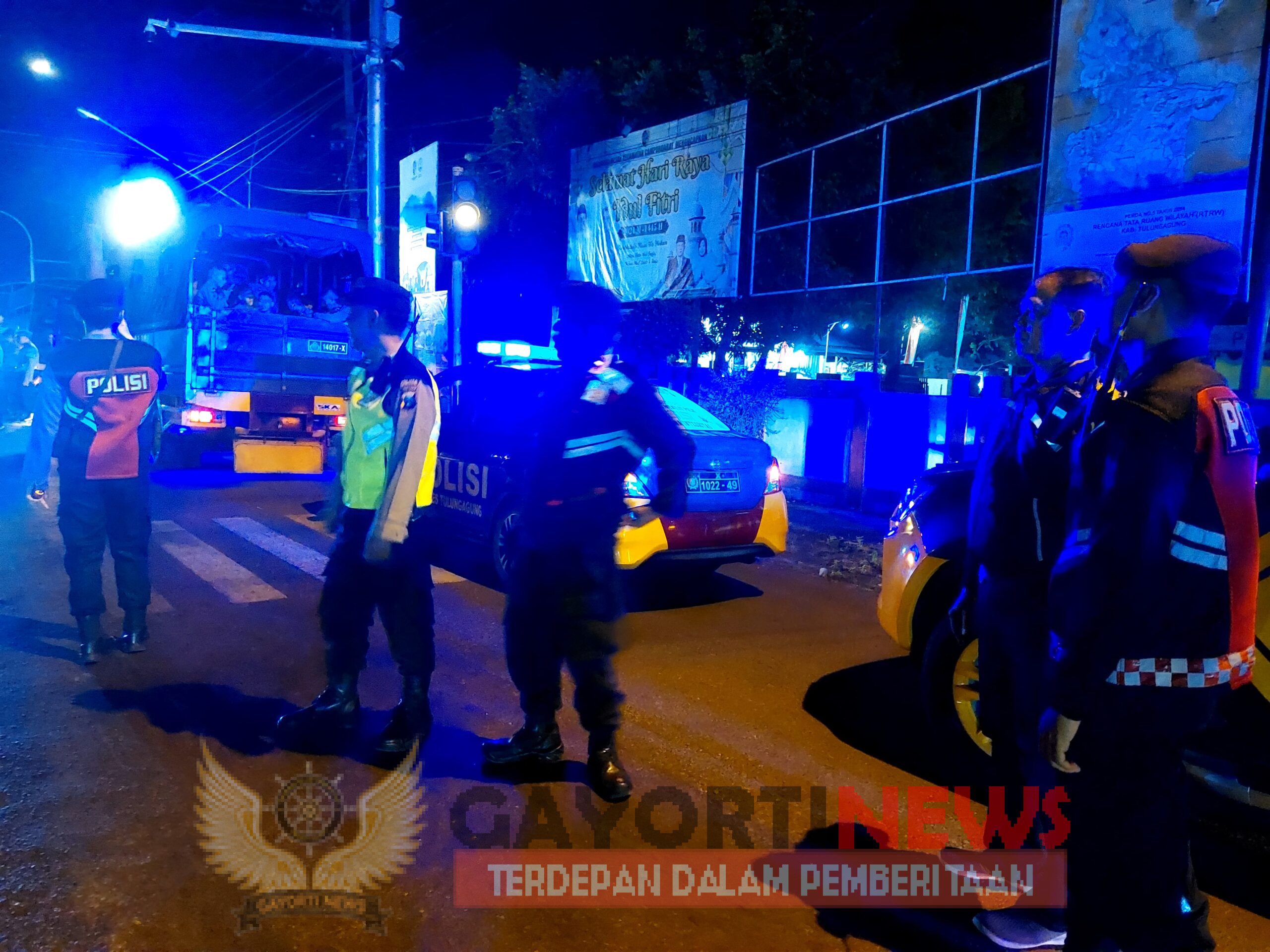 Patroli Gabungan Skala Besar Suroan di Tulungagung