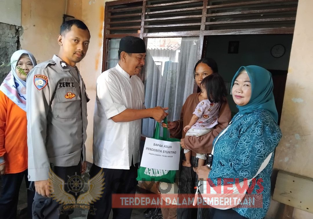 Kapolsek Ciampea Bogor Kompol Suminto.HP,S.IP,M.H Giat Sebagai Bapak Asuh