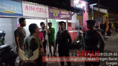 Respon cepat Polres Tanjung Perak Amankan Diduga Pelaku Pencurian Dari Amukan Warga.