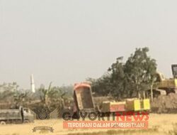 Tambang Ilegal di Desa Jogodalu, Sawah Dikeruk untuk Urug, Omzet Penambang Ditaksir Puluhan Juta Per hari