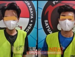 Dua Pemuda Diduga Edarkan Sabu Diamankan Polrestabes Surabaya