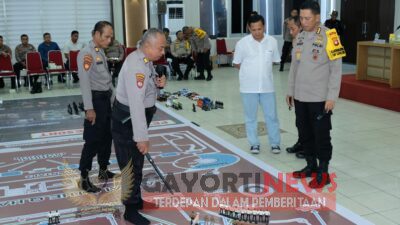 Polda Kalbar Laksanakan TFG(Tactical Floor Game) Dalam Rangka Pengamanan Tahapan Cabut Undi Nomor Urut dan Deklarasi Damai Pasangan Calon Gubernur dan Wakil Gubernur Kalbar Pilkada 2024