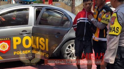 Pencuri Handphone dan Tabung LPG Diamankan Polsek Simokerto, Selamat dari Amukan Massa