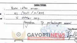 Direktur CV. RF Bersaudara, Rizki Id’har Anwar akhirnya resmi melaporkan 3 (tiga) oknum LSM SRI dan warga