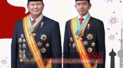 PRESIDEN PRABOWO SERUKAN PERANG MELAWAN KORUPSI DAN KOLOSI DALAM PIDATO PERTAMA NYA 