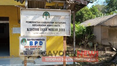 KANTOR DESA MEKAR JAYA SELALU SEPIH!!!! DAN TAK BERPENGHUNI