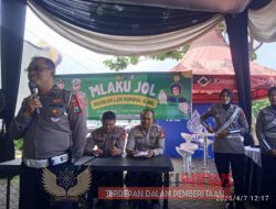 Satlantas Polres Gresik Gelar “MLAKU JOL” Bersama Ratusan Driver Ojol di Posyan Ops Ketupat Semeru 2025